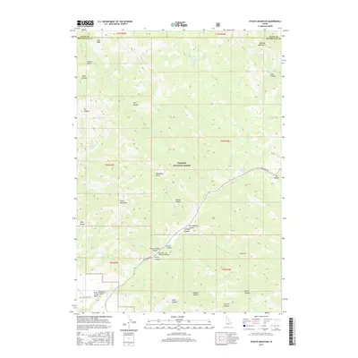 2017 Map of Stouts Mountain, 2017 Print