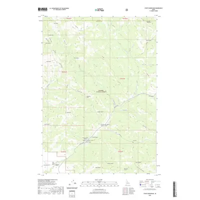 2020 Map of Stouts Mountain, 2020 Print