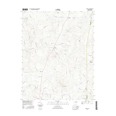 2016 Map of Stovall, 2016 Print