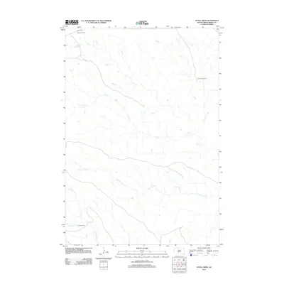 2012 Map of Stove Creek, 2012 Print