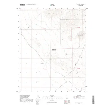 2018 Map of Stovepipe Wells NE, 2018 Print