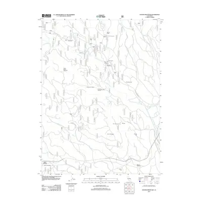 2012 Map of Stover Mountain, 2012 Print