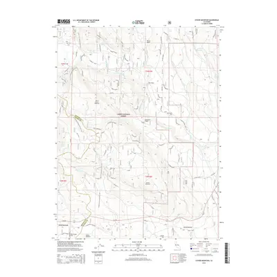2015 Map of Stover Mountain, 2015 Print