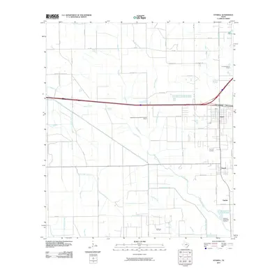 2010 Map of Stowell, 2010 Print