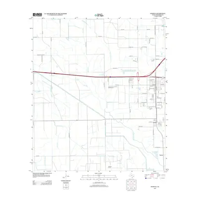 2013 Map of Stowell, 2013 Print