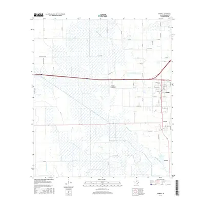 2016 Map of Stowell, 2016 Print