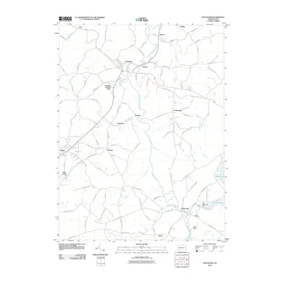 2010 Map of Stoystown, 2010 Print