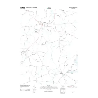 2013 Map of Stoystown, 2013 Print