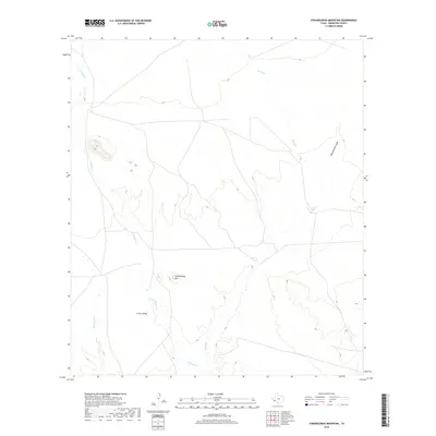 2019 Map of Straddlebug Mountain, 2019 Print