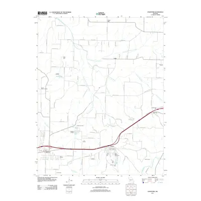 2011 Map of Strafford, 2011 Print