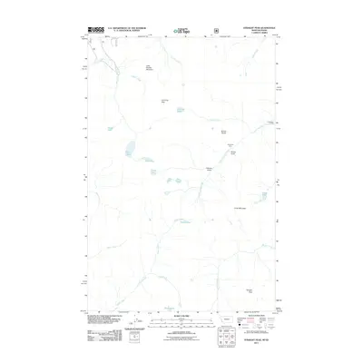 2011 Map of Straight Peak, 2011 Print
