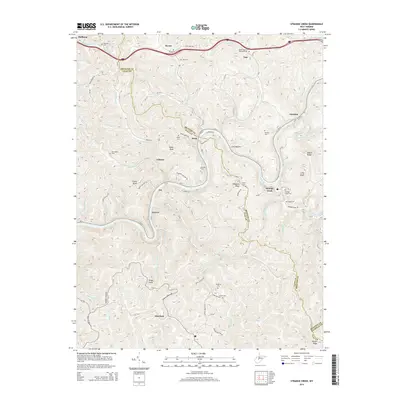 2014 Map of Strange Creek, 2014 Print