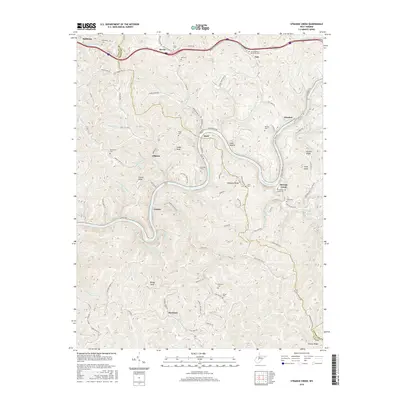 2016 Map of Strange Creek, 2016 Print