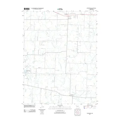 2011 Map of Strasburg, 2011 Print