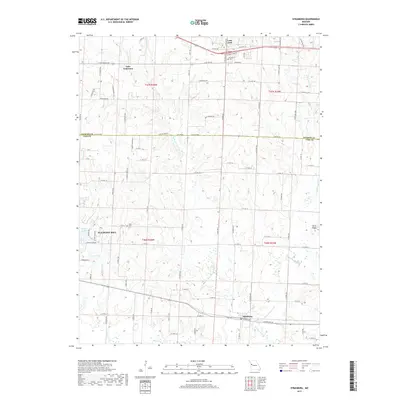 2017 Map of Strasburg, 2017 Print