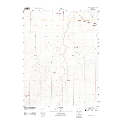 2013 Map of Strasburg NW, 2013 Print