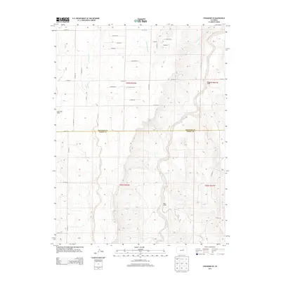 2013 Map of Strasburg SE, 2013 Print
