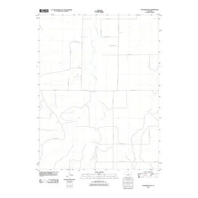 2010 Map of Strasburg SW, 2010 Print