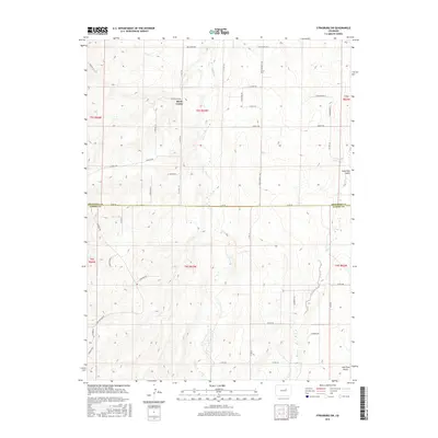 2016 Map of Strasburg SW, 2016 Print
