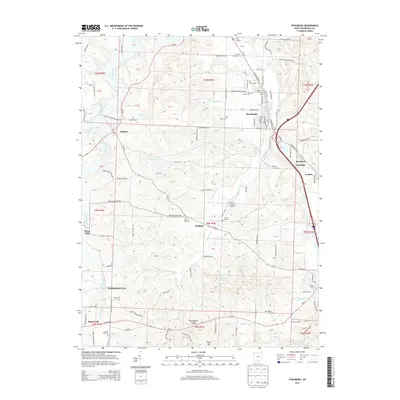 2013 Map of Strasburg, 2013 Print