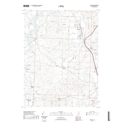 2019 Map of Strasburg, 2019 Print