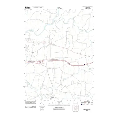 2010 Map of Strattanville, 2010 Print