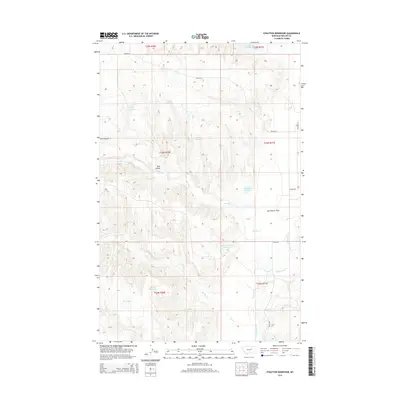 2014 Map of Stratton Reservoir, 2014 Print