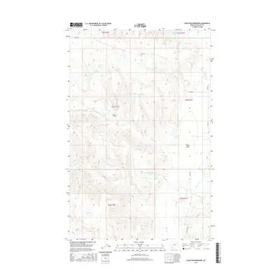 2017 Map of Stratton Reservoir, 2017 Print