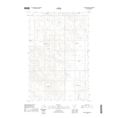 2020 Map of Stratton Reservoir, 2020 Print
