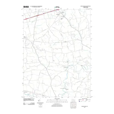 2010 Map of Strausstown, 2010 Print