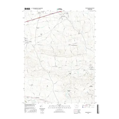 2016 Map of Strausstown, 2016 Print