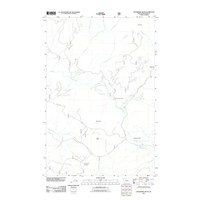 2011 Map of Strawberry Butte, 2011 Print