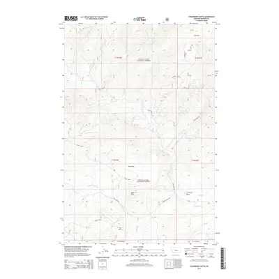 2014 Map of Strawberry Butte, 2014 Print