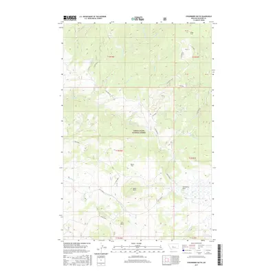 2017 Map of Strawberry Butte, 2017 Print