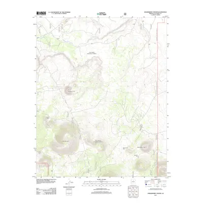 2011 Map of Strawberry Crater, 2011 Print
