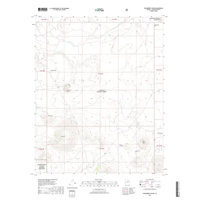 2018 Map of Strawberry Crater, 2018 Print