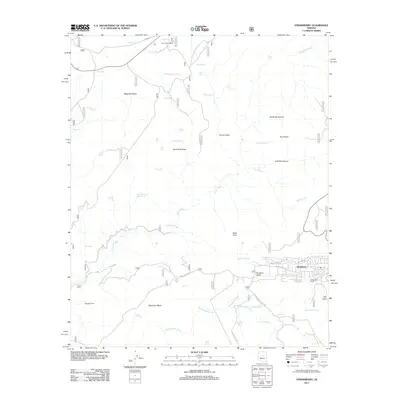 2011 Map of Strawberry, 2011 Print