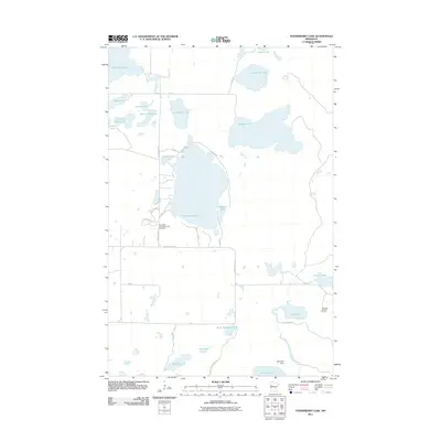 2011 Map of Strawberry Lake, 2011 Print