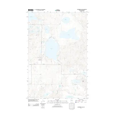 2013 Map of Strawberry Lake, 2013 Print