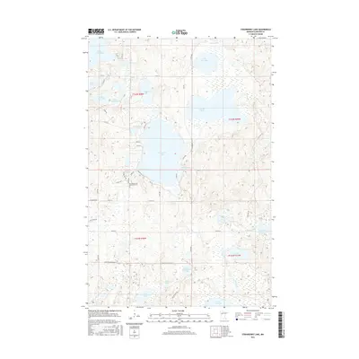 2016 Map of Strawberry Lake, 2016 Print