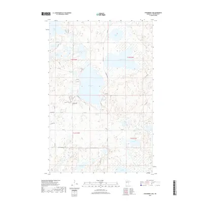 2019 Map of Strawberry Lake, 2019 Print