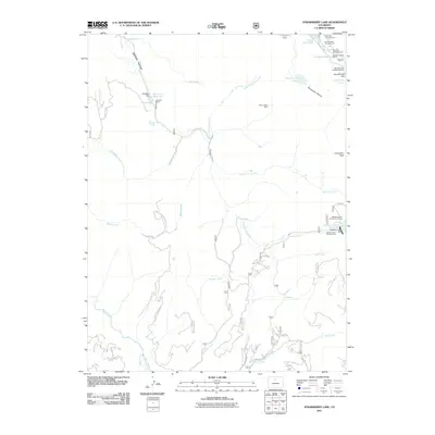 2011 Map of Strawberry Lake, 2011 Print