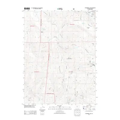 2013 Map of Strawberry Lake, 2013 Print