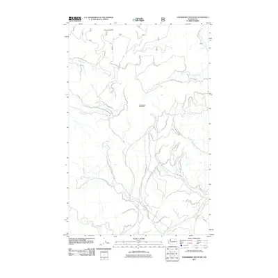 2011 Map of Strawberry Mountain, 2011 Print
