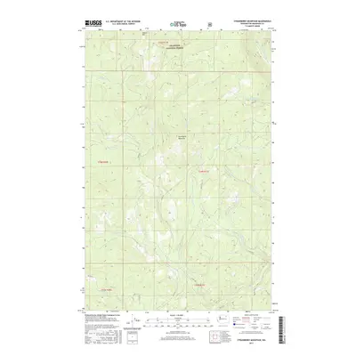2017 Map of Strawberry Mountain, 2017 Print