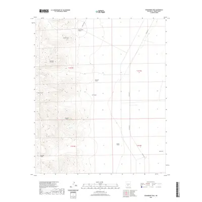 2020 Map of Strawberry Peak, 2020 Print