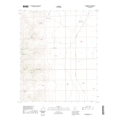 2023 Map of Strawberry Peak, 2023 Print