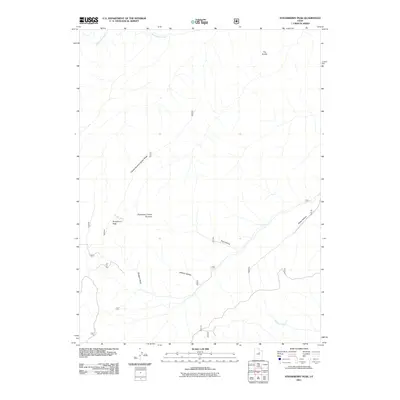 2011 Map of Strawberry Peak, 2011 Print