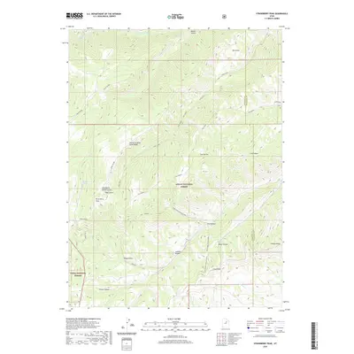 2020 Map of Strawberry Peak, 2020 Print
