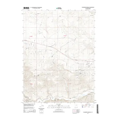 2014 Map of Strawberry Pinnacles, 2014 Print